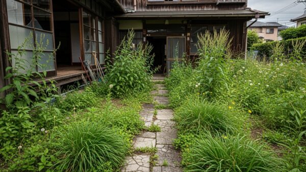 【相続した空き家対策】放置厳禁！雑草が生えてきた場合の対処法について